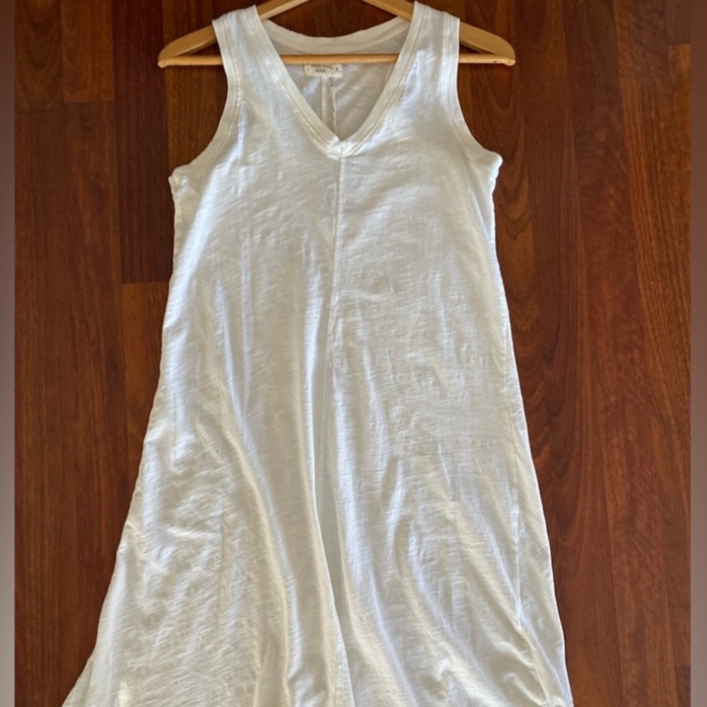 V-neck Cotton Maxi shirt dress - Picture 4 of 10